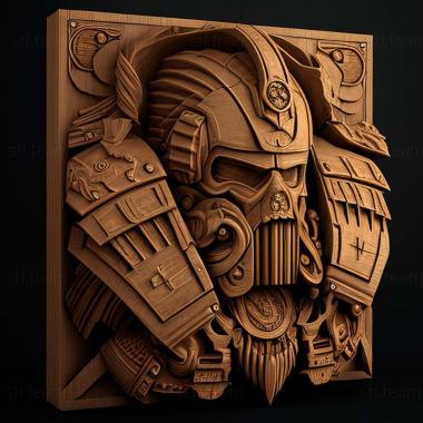 3D модель Игра Warhammer 40000 Космический Десантник (STL)